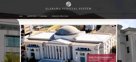 Alabama Judicial System's website 