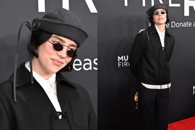 Billie Eilish Grammy Performance and Nautical Chic Look