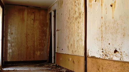 home during mold remediation