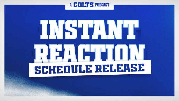 Colts Schedule Release Video