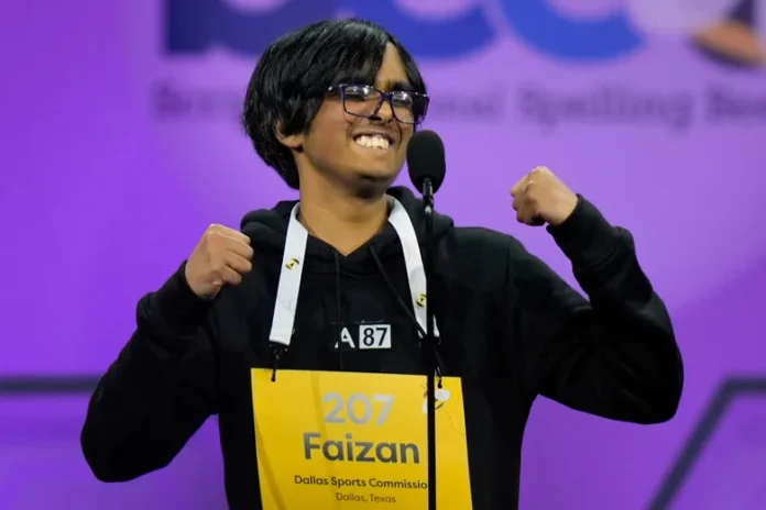 Faizan Zaki Spells Victory at 2025 National Spelling Bee