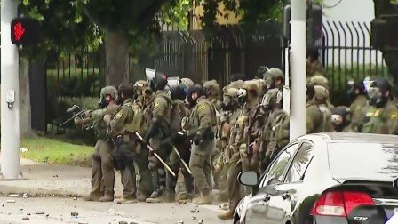 Chaos Unfolds in Paramount California as Tensions Boil Over