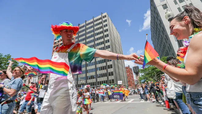 Boston Pride 2025 Parade Celebration