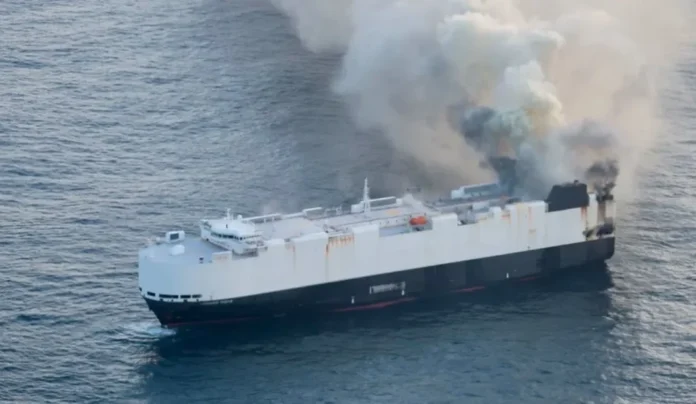 Morning Midas Cargo Ship Sinks After Fire