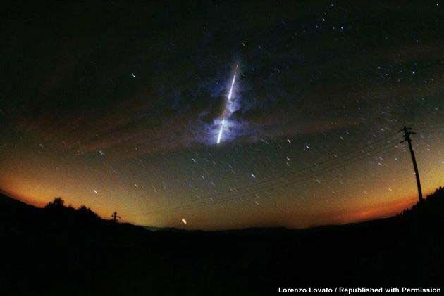 Fireball Seen Falling from Sky Over Southeast
