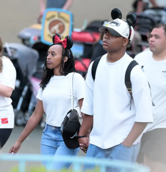 Zahara Jolie-Pitt Disneyland Date