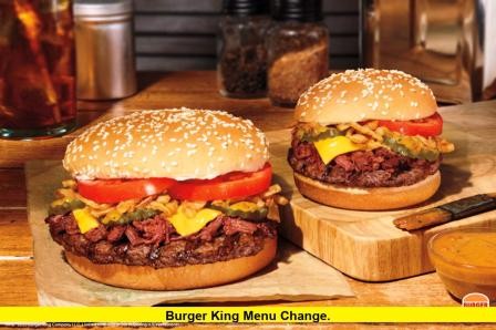 Burger King Menu Change