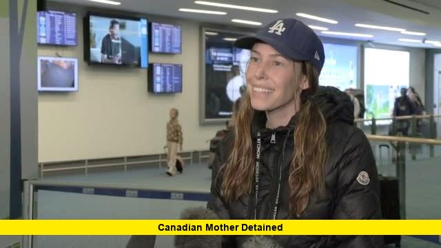 Canadian mother detained