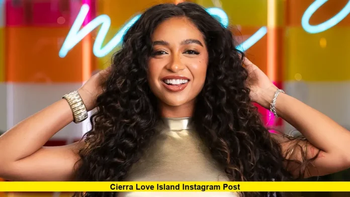 Cierra Love Island Instagram Post