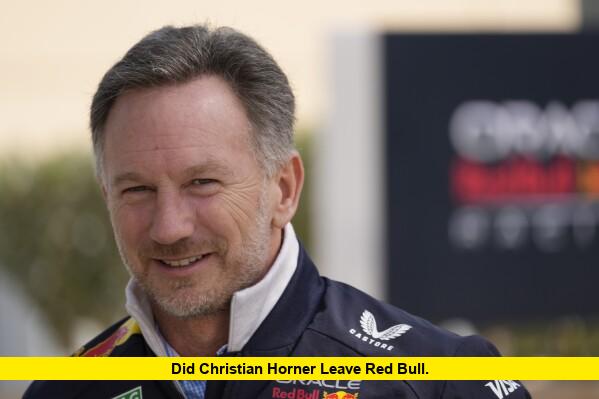 Did Christian Horner Leave Red Bull