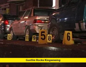 Gunfire Rocks Kingsessing