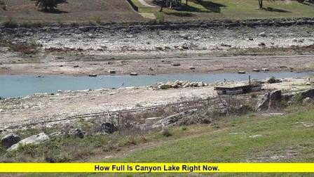 How full is Canyon Lake right now