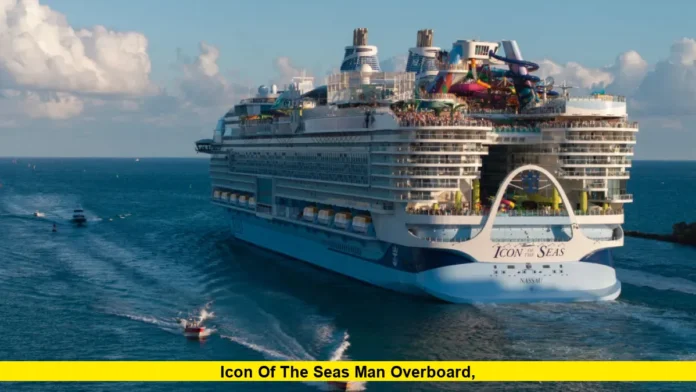Icon of the Seas Man Overboard