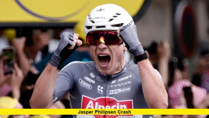 Jasper Philipsen Crash