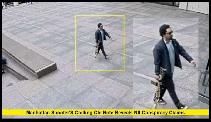 Manhattan Shooter's Chilling CTE Note Reveals NFL Conspiracy Claims Manhattan Shooter's Chilling CTE Note Reveals NFL Conspiracy Claims