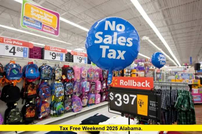 Tax Free Weekend 2025 Alabama