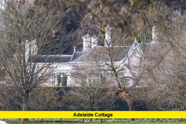 The Wales family had been based at Adelaide Cottage for the past three years.