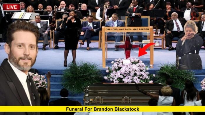 Funeral for Brandon Blackstock