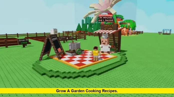 Grow a Garden Cooking Recipes