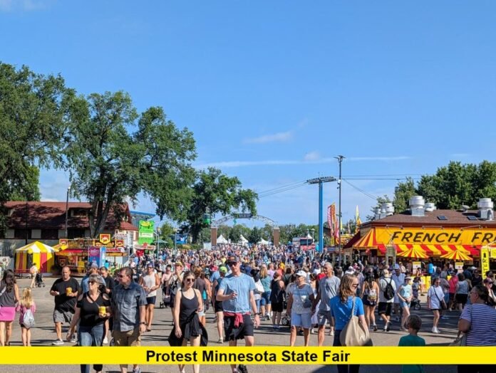 Protest Minnesota State Fair Protest Minnesota State Fair