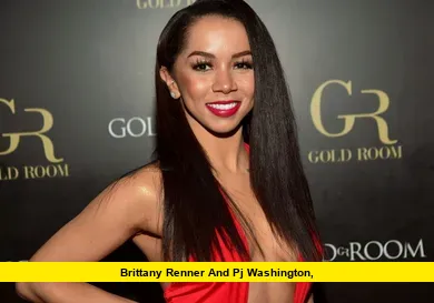 Brittany Renner and PJ Washington
