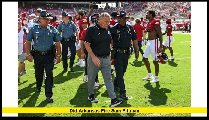 did Arkansas fire Sam Pittman