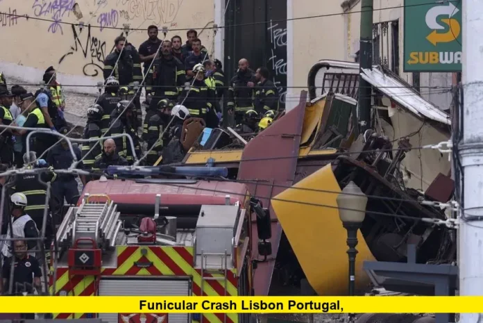 Funicular Crash Lisbon Portugal,