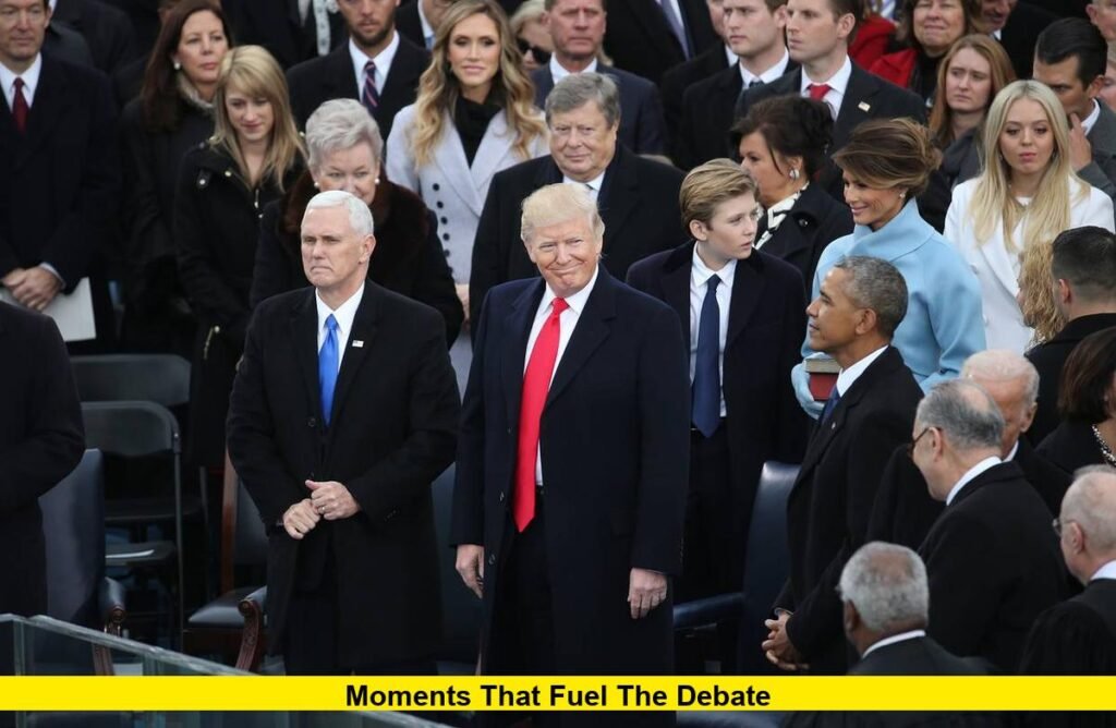 Allen attended Donald Trump’s presidential inauguration 