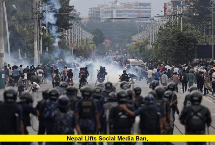 Nepal Lifts Social Media Ban