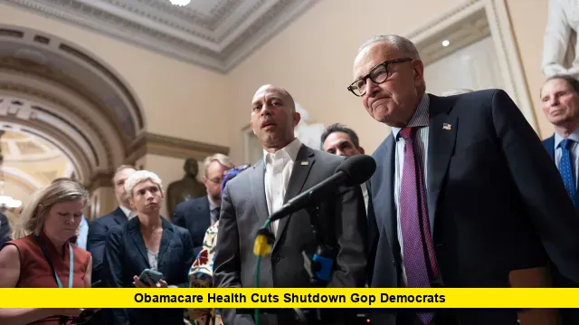 Obamacare Health Cuts Shutdown GOP Democrats