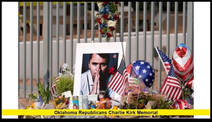 Oklahoma Republicans Charlie Kirk memorial