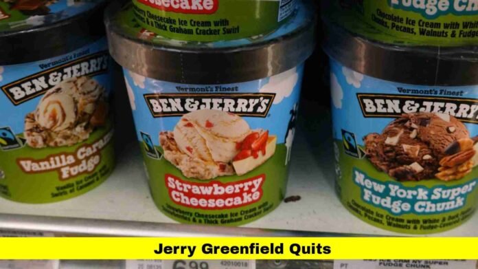 Jerry Greenfield Quits Jerry Greenfield Quits