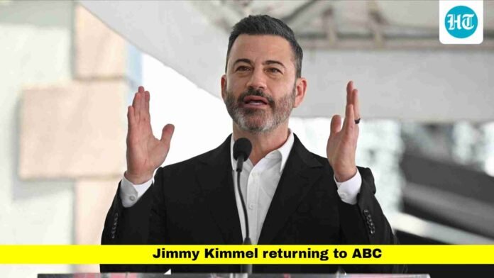 Jimmy Kimmel returning to ABC
