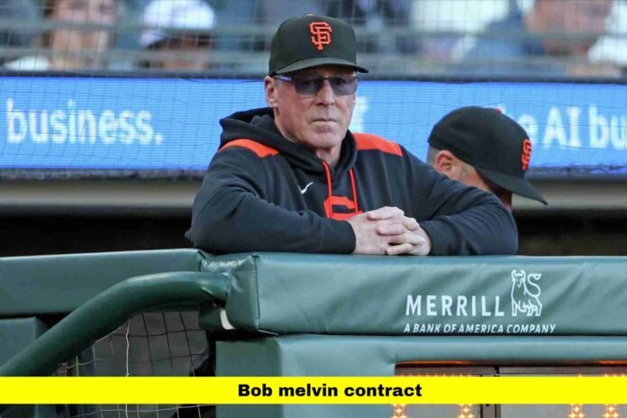 Bob melvin contract