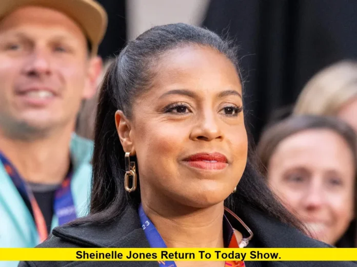 Sheinelle Jones Return to Today Show