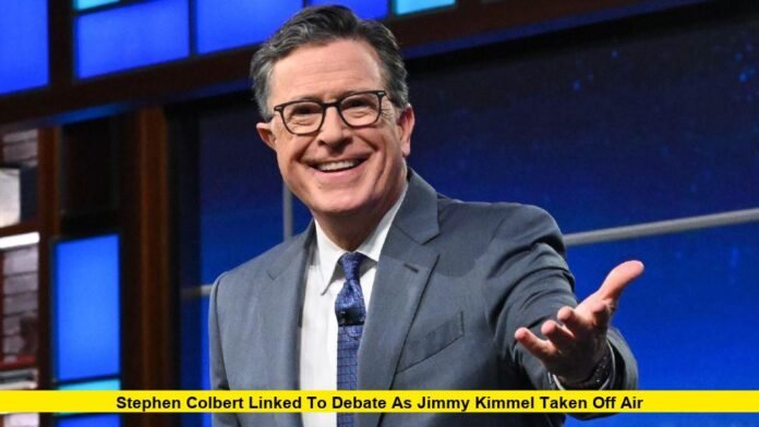 Stephen Colbert linked to debate as Jimmy Kimmel taken off air
