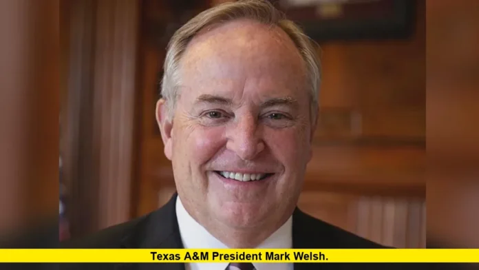Texas A&M President Mark Welsh