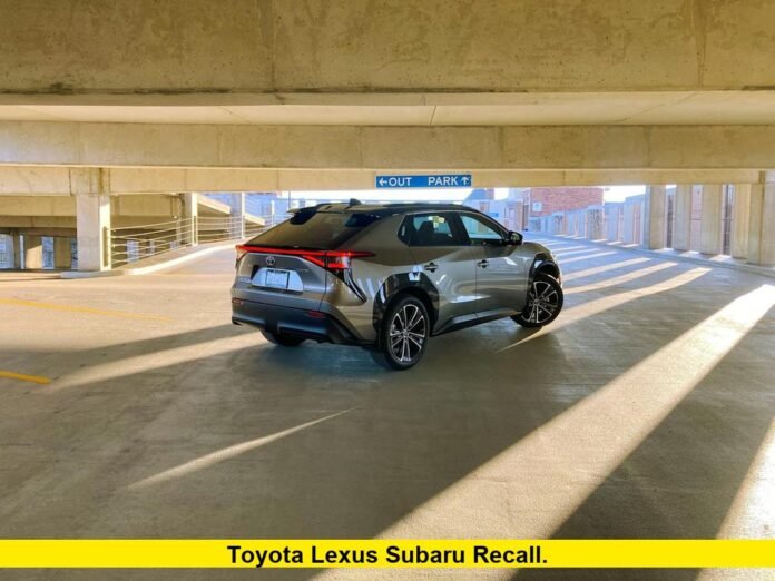 Toyota Lexus Subaru Recall