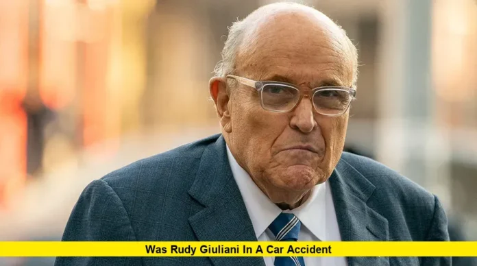 Was Rudy Giuliani in a car accident