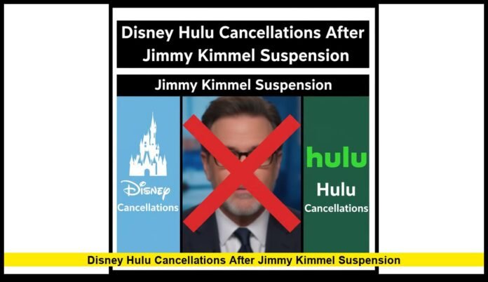 Disney Hulu Cancellations After Jimmy Kimmel Suspension Disney Hulu Cancellations After Jimmy Kimmel Suspension