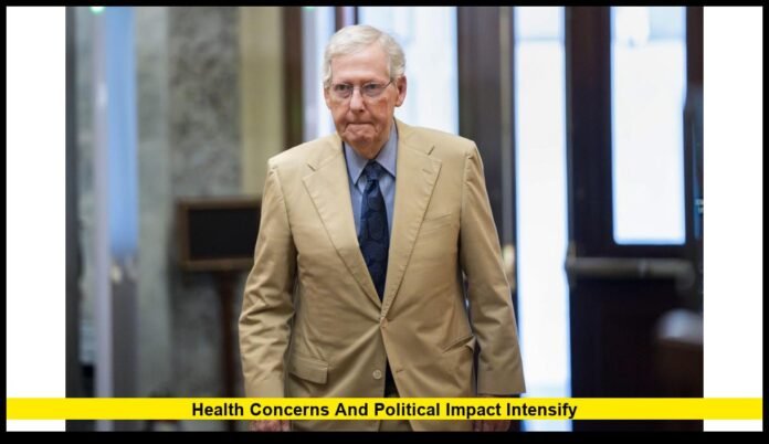 Senator Mitch McConnell Falls in Capitol Hallway: Health Concerns and Political Impact Intensify