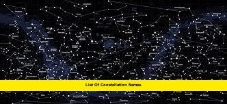 List of Constellation Names
