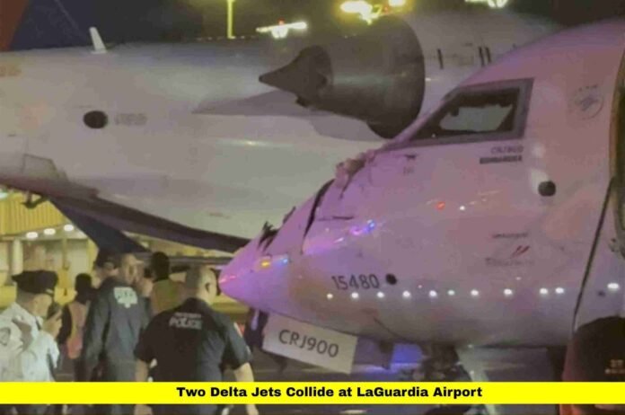 Two Delta Jets Collide at LaGuardia Airport