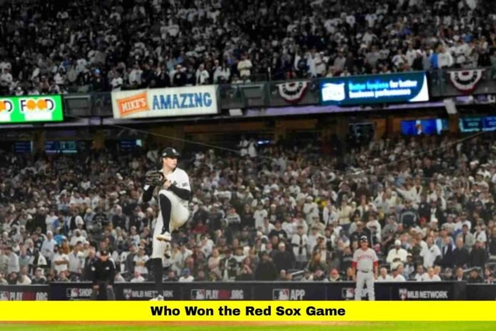 Who Won the Red Sox Game