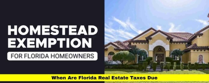 When Are Florida Real Estate Taxes Due