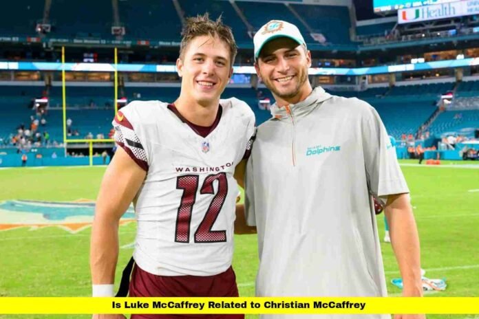 Is Luke McCaffrey Related to Christian McCaffrey