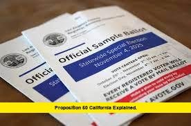 Proposition 50 California Explained