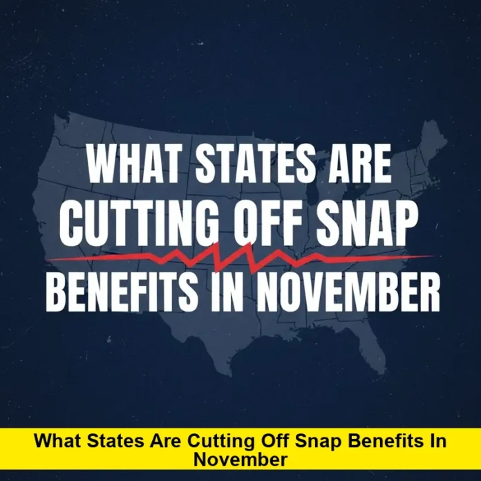 What States Are Cutting Off SNAP Benefits in November