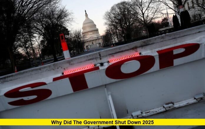 why did the government shut down 2025