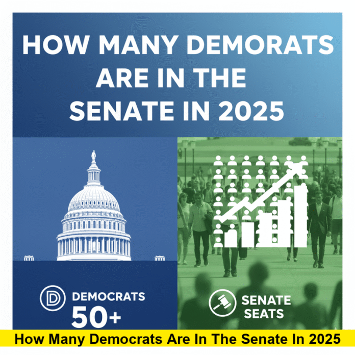 how many democrats are in the senate in 2025
